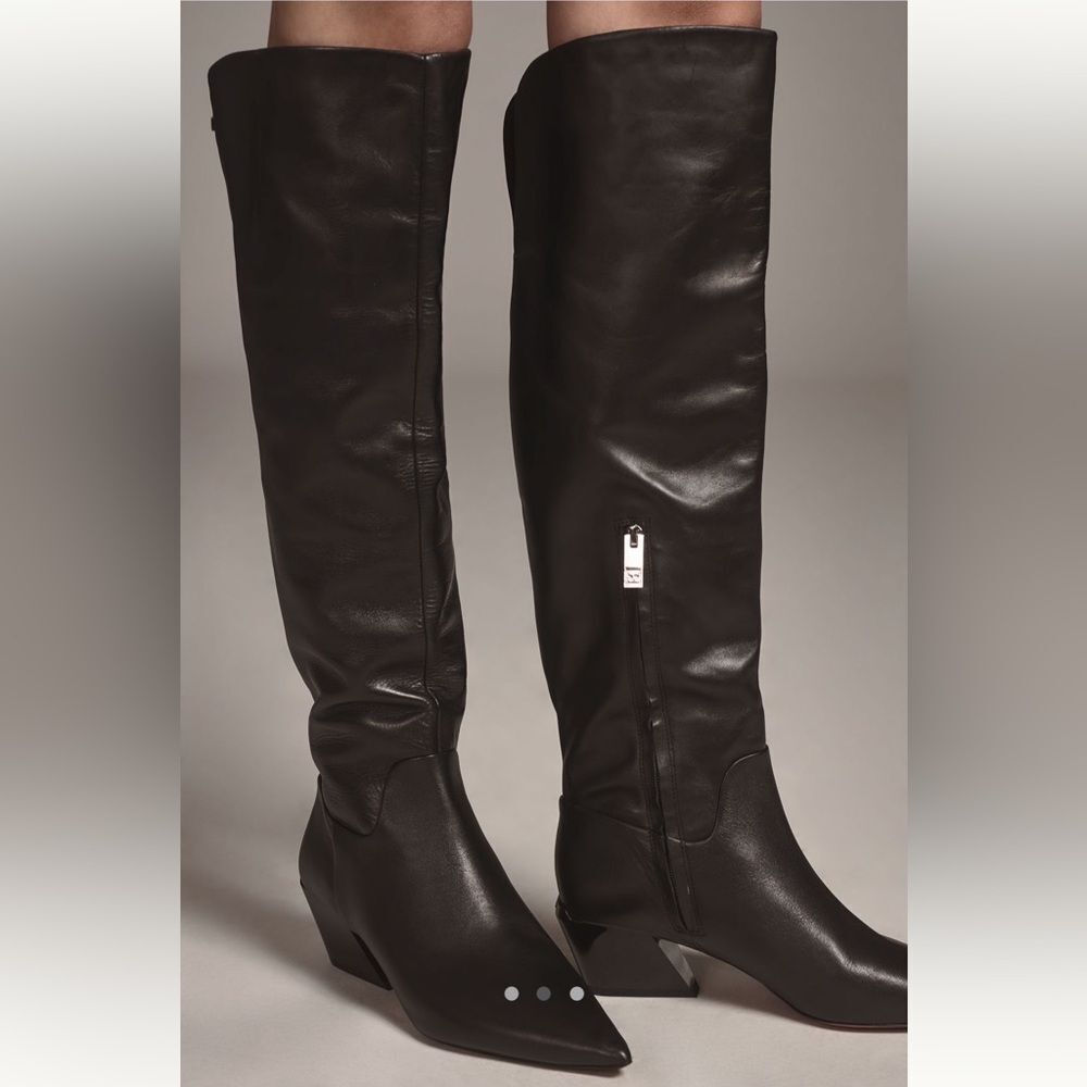 Anthropology Sarto Gwyn Knee-High Leather Boots - Picture 2 of 5